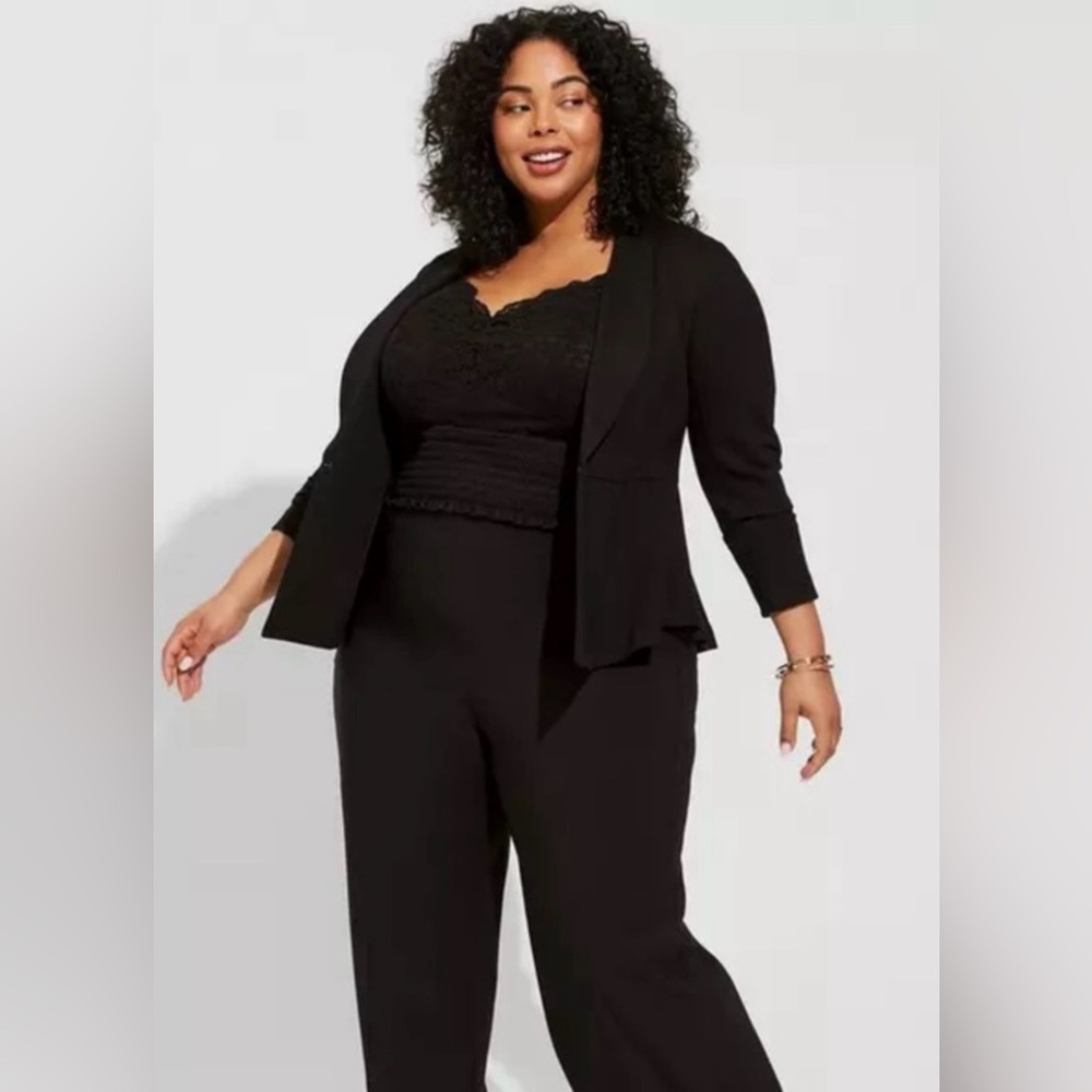 Studio by Torrid Black Office Evening Formal Blazer Jacket